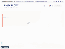 Tablet Screenshot of nexflow.com